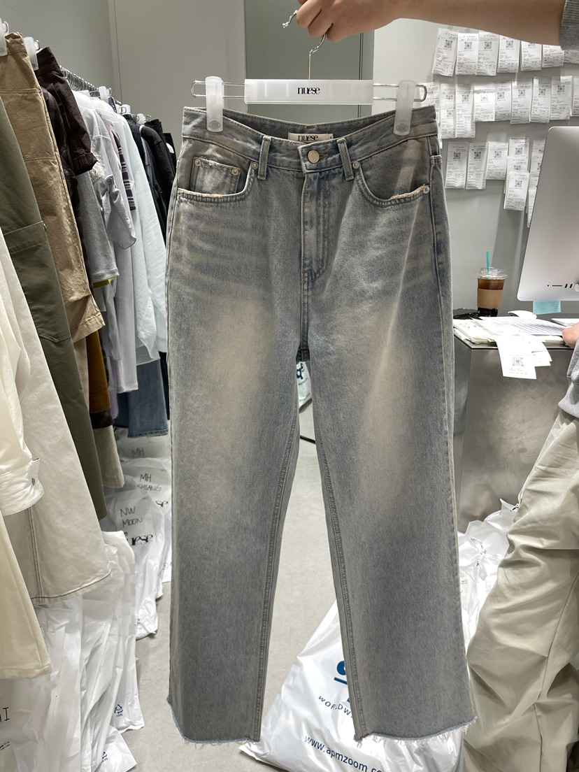 NUESE韓國代購女士新品休閑時尚人氣熱賣推薦26春夏牛仔褲NUESE牛仔褲