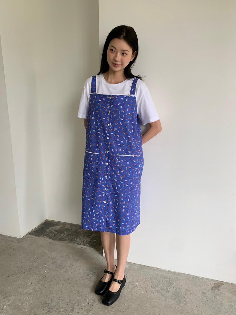 LOVE MY SANTA韓國直郵實拍女士新品時尚連衣裙花朵蕾絲Santa/LOVE MY SANTA連衣裙