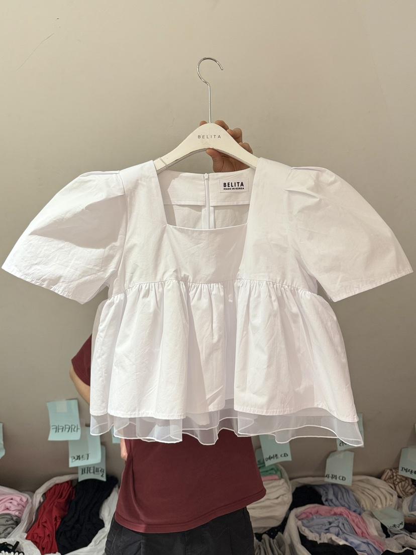 BELITA-L韓國東大門代購女裝新款人氣職業熱賣襯衫蕾絲衫BELITA-L襯衫/蕾絲衫