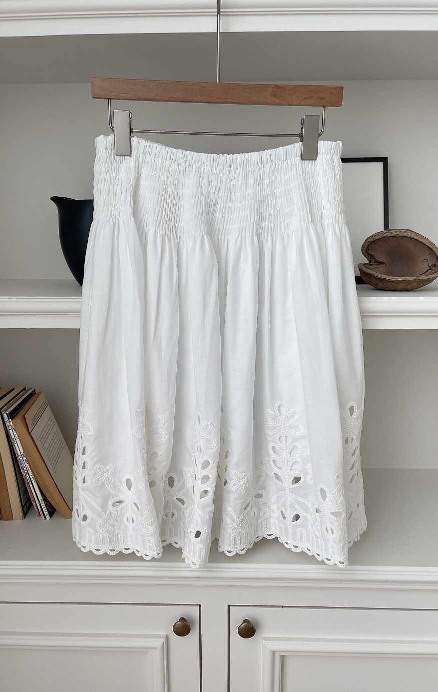 MINIQUEENS韓國東大門代購女士新款職業半身裙中短裙刺繡MINIQUEENS半身裙/中短裙