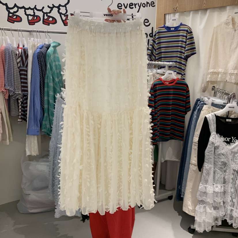 VENTI韓國東大門代購女裝新款時尚休閑推薦26春夏半身裙中短裙VENTI半身裙/中短裙