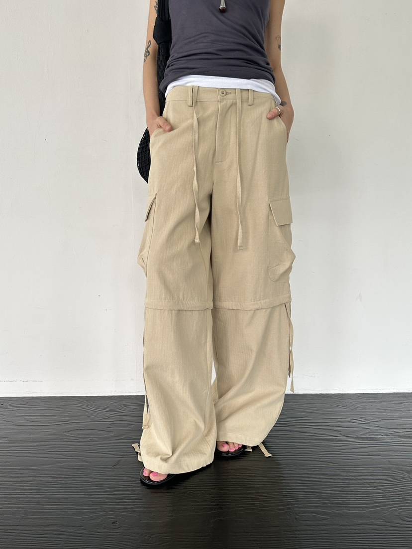 LIMLIMLIM韓國東大門直郵女士新款熱賣時尚人氣休閑褲可拆卸LIM LIM LIM休閑褲