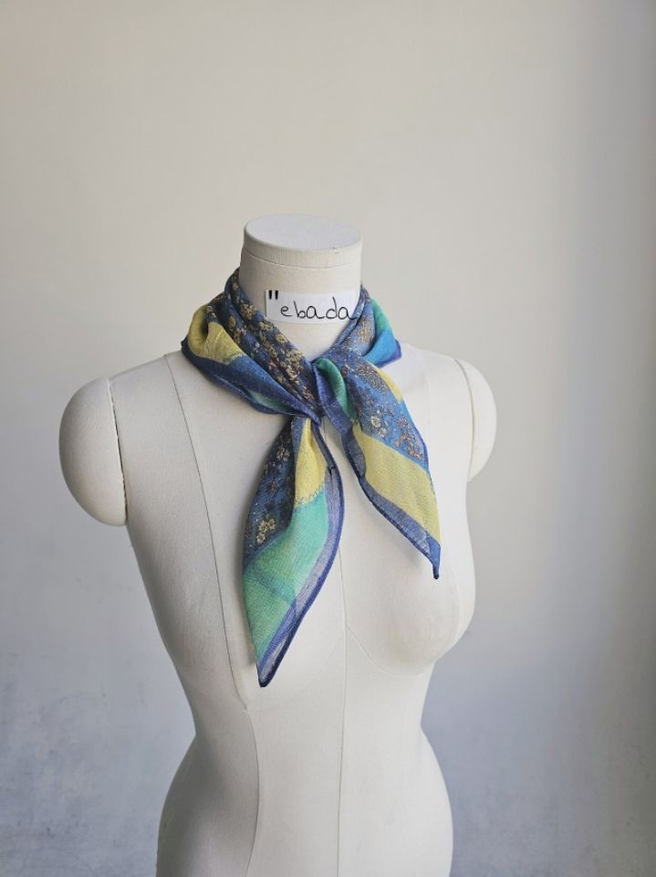 EBADA東大門代購女士新品熱賣休閑推薦真品圍巾披肩小花棉EBADA圍巾/披肩