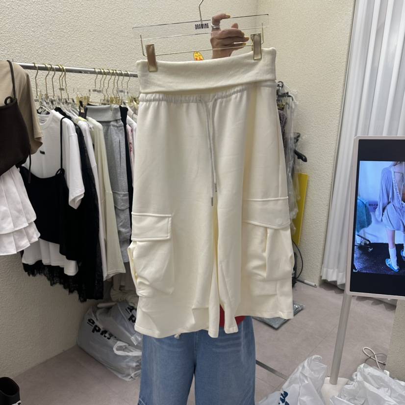 DRAWING東大門代購女裝新品26春夏時尚人氣休閑職業真品短褲DRAWING短褲