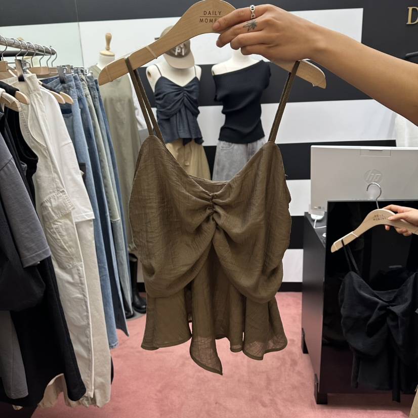 DAILY MOMENT韓國東大門代購女士新款熱賣時尚職業吊帶背心DAILY MOMENT吊帶/背心