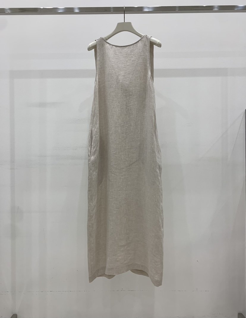 ARVE韓國直郵實拍女士新款休閑時尚職業人氣26春夏連衣裙亞麻ARVE連衣裙