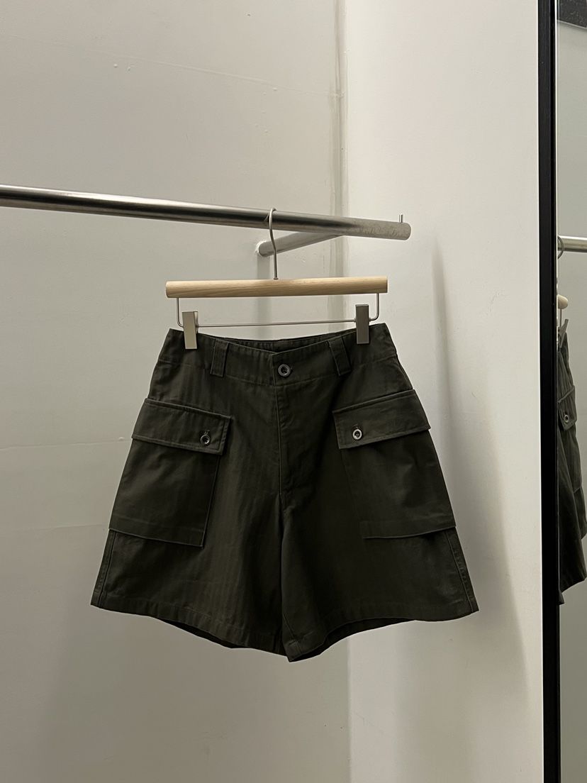 REGULARLY/PLACOR韓國東大門直郵女士新品人氣短褲人字紋REGULARLY/PLACOR短褲