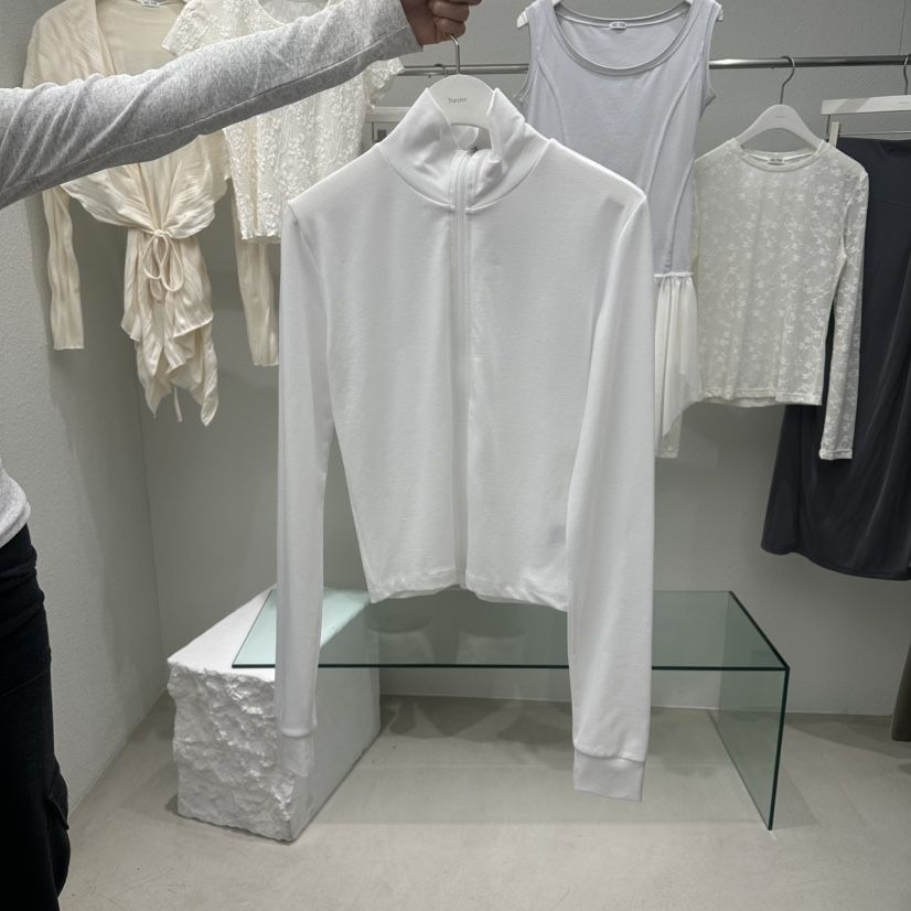 NEUTER韓國東大門直郵女裝新款職業熱賣26春夏時尚衛衣拉鏈NEUTER衛衣