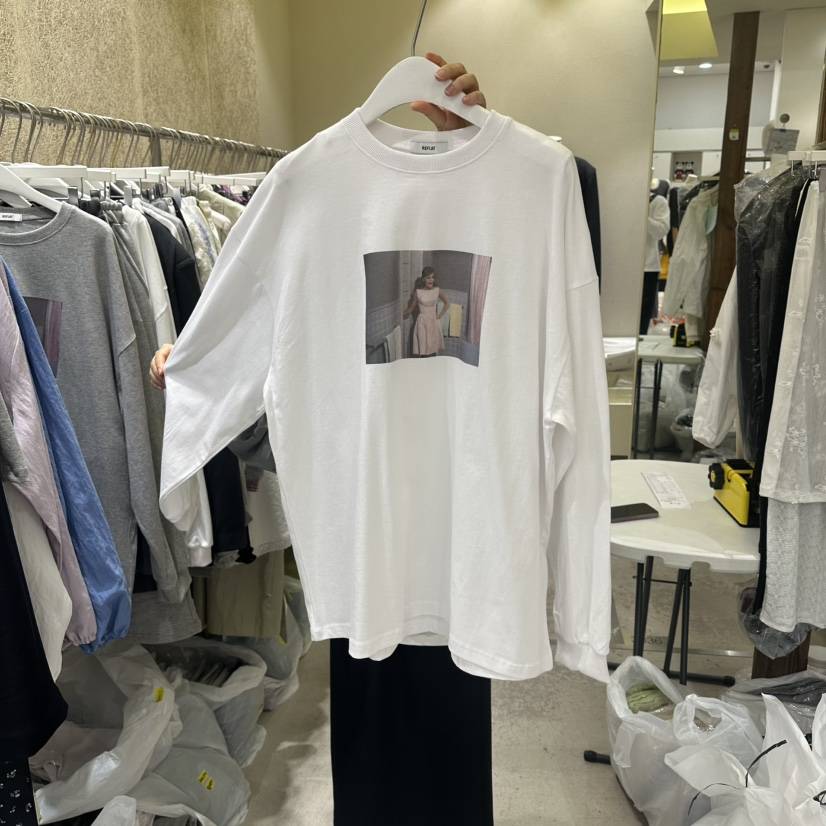 REFLAT韓國代購女士新品時尚26春夏休閑人氣熱賣職業長袖T恤REFLAT長袖T恤