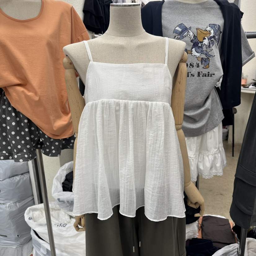 MAGOT韓國代購女裝新品職業熱賣26春夏推薦休閑時尚吊帶背心IIIΛGOT/MAGOT吊帶/背心