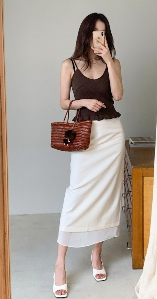 UNA/THE MAY韓國直郵女士新款熱賣職業26春夏推薦吊帶背心THEMAY/UNA吊帶/背心