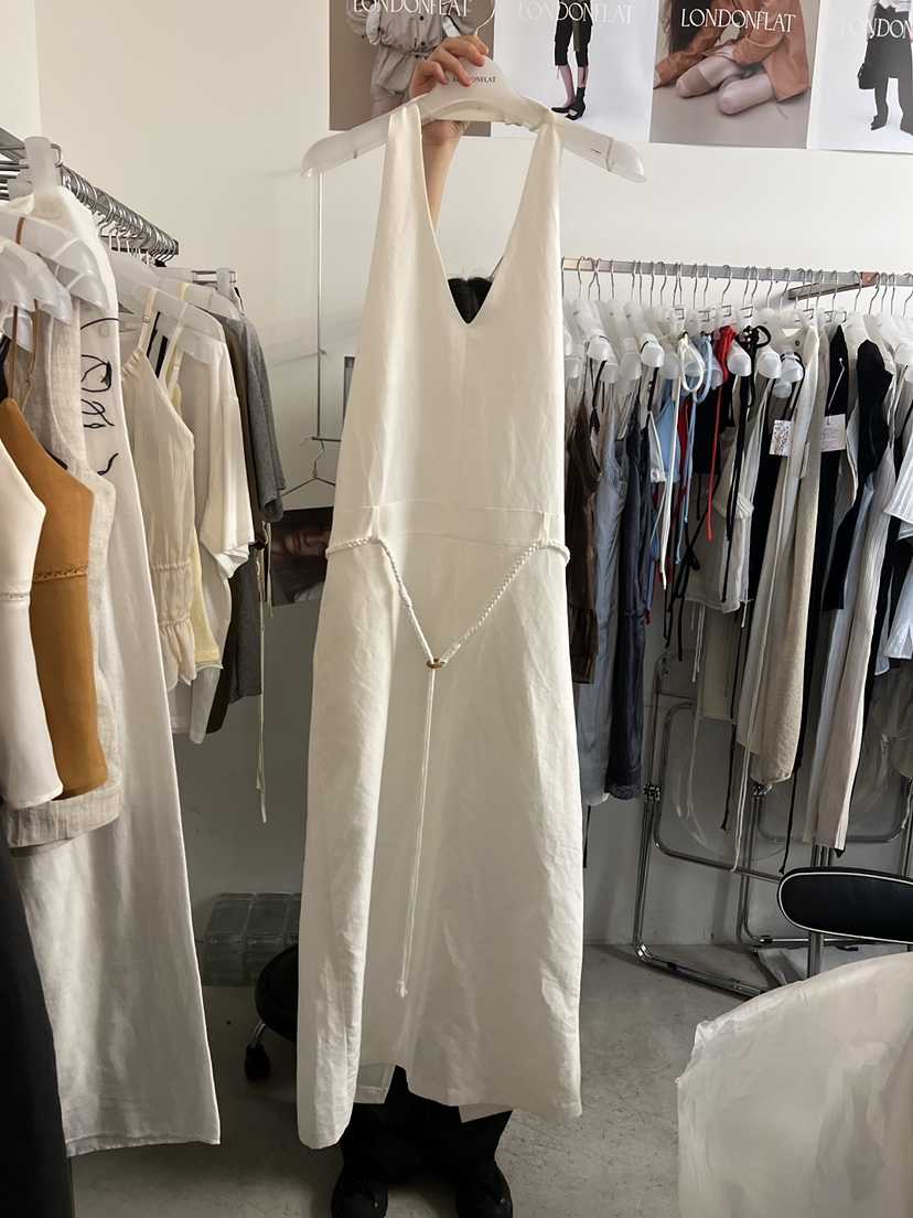 LONDON FLAT韓國東大門直郵女士新款推薦熱賣連衣裙含腰繩LONDON FLAT連衣裙