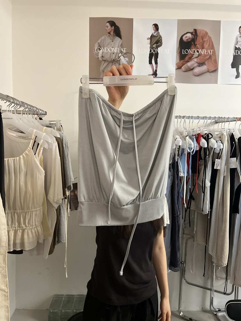 LONDON FLAT韓國直郵實拍女士新款職業26春夏吊帶背心天絲LONDON FLAT吊帶/背心