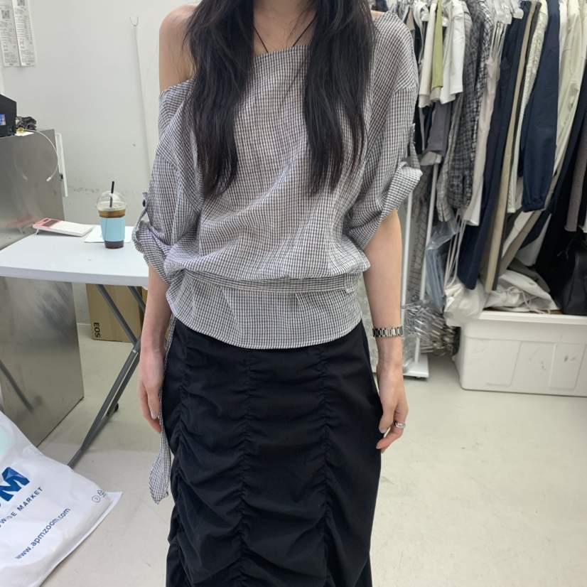 PADO韓國東大門直郵女士新品職業熱賣26春夏推薦襯衫蕾絲衫PADO襯衫/蕾絲衫