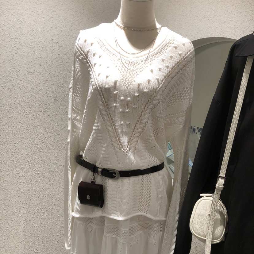 SSEMIENNE韓國東大門代購女裝新品熱賣26春夏針織衫不含腰帶SSENIQUE/SSEMIENNE針織衫