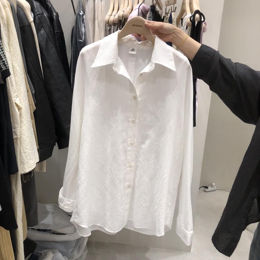 FRE韓國東大門直郵女裝新品時尚推薦職業休閑26春夏襯衫蕾絲衫FRE SEOUL襯衫/蕾絲衫