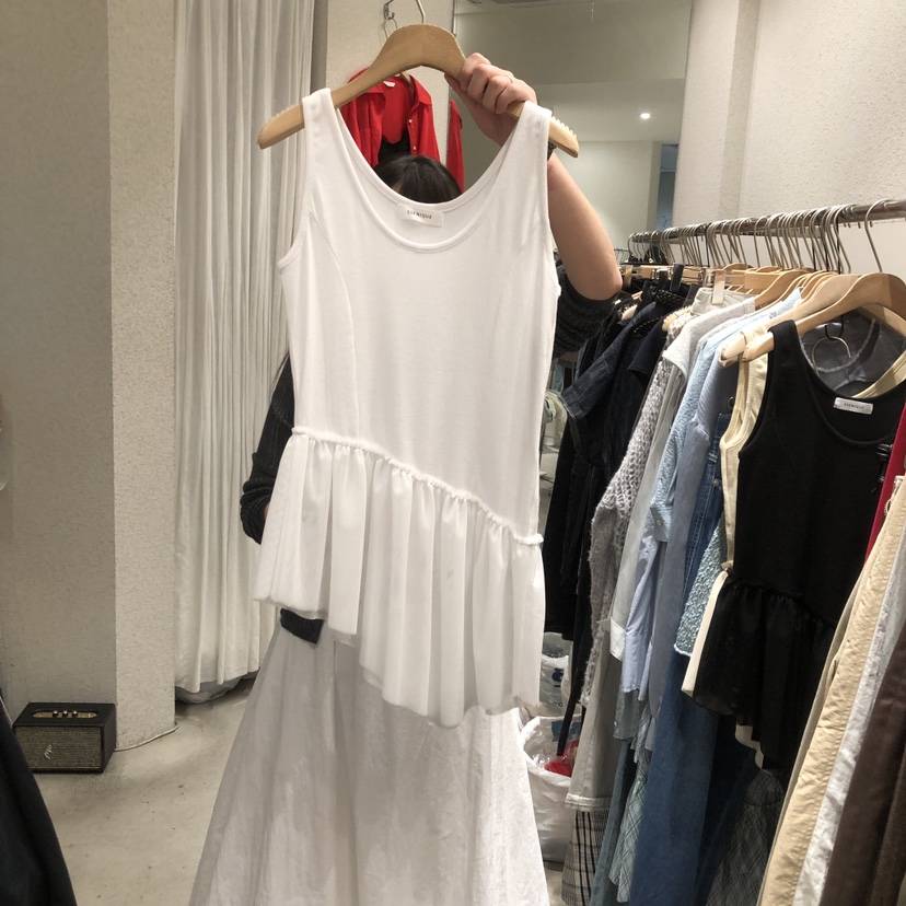 SSEMIENNE韓國東大門直郵女士新款熱賣人氣推薦連衣裙不對稱SSENIQUE/SSEMIENNE連衣裙