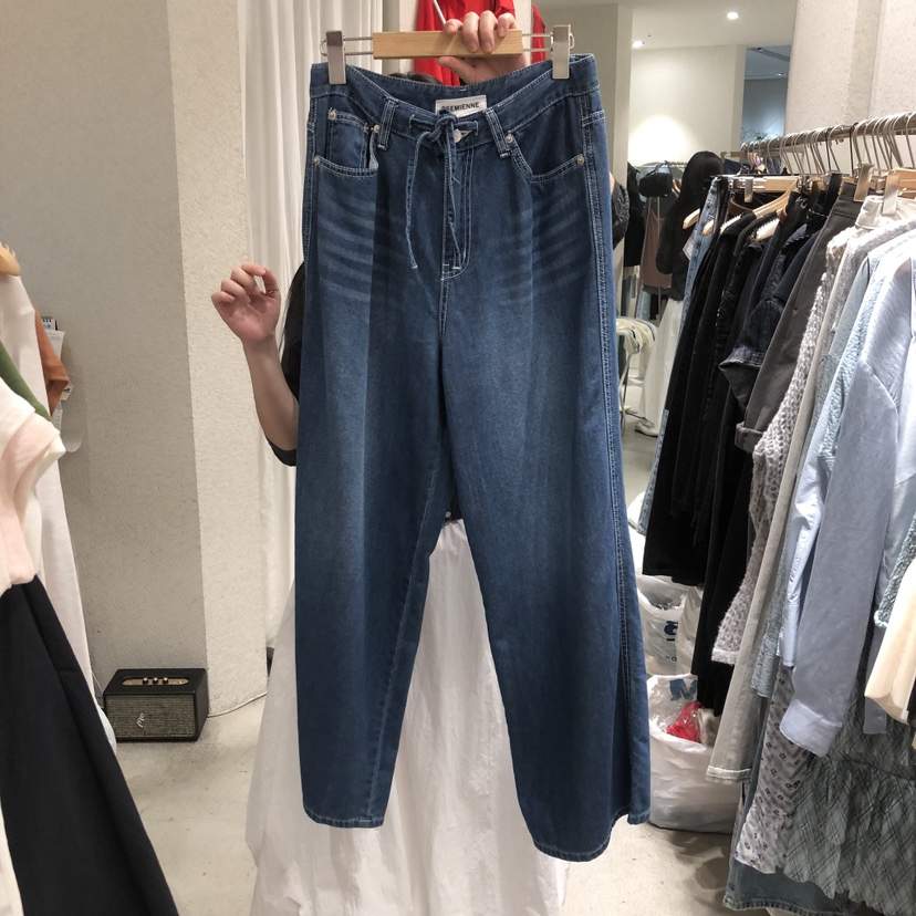 SSEMIENNE韓國代購女裝新款時尚休閑職業人氣推薦牛仔褲纖維SSENIQUE/SSEMIENNE牛仔褲