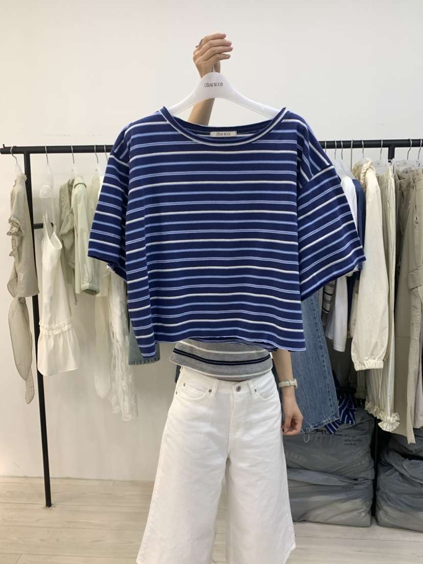 CEDARWOOD東大門代購女裝新品休閑熱賣26春夏時尚推薦T恤CEDAR WOODT恤