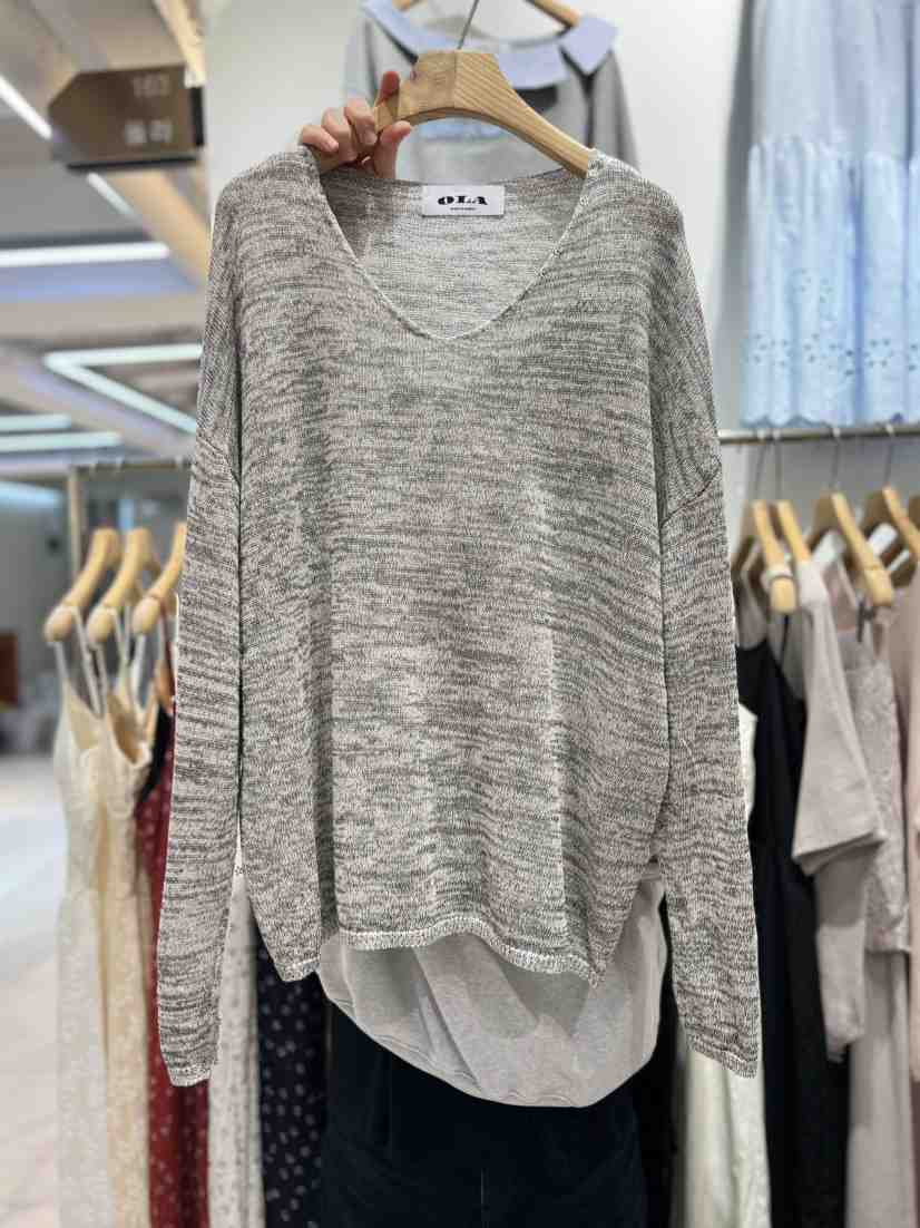 OLA東大門代購女士新品人氣26春夏熱賣真品休閑推薦針織衫mellor/OLA針織衫