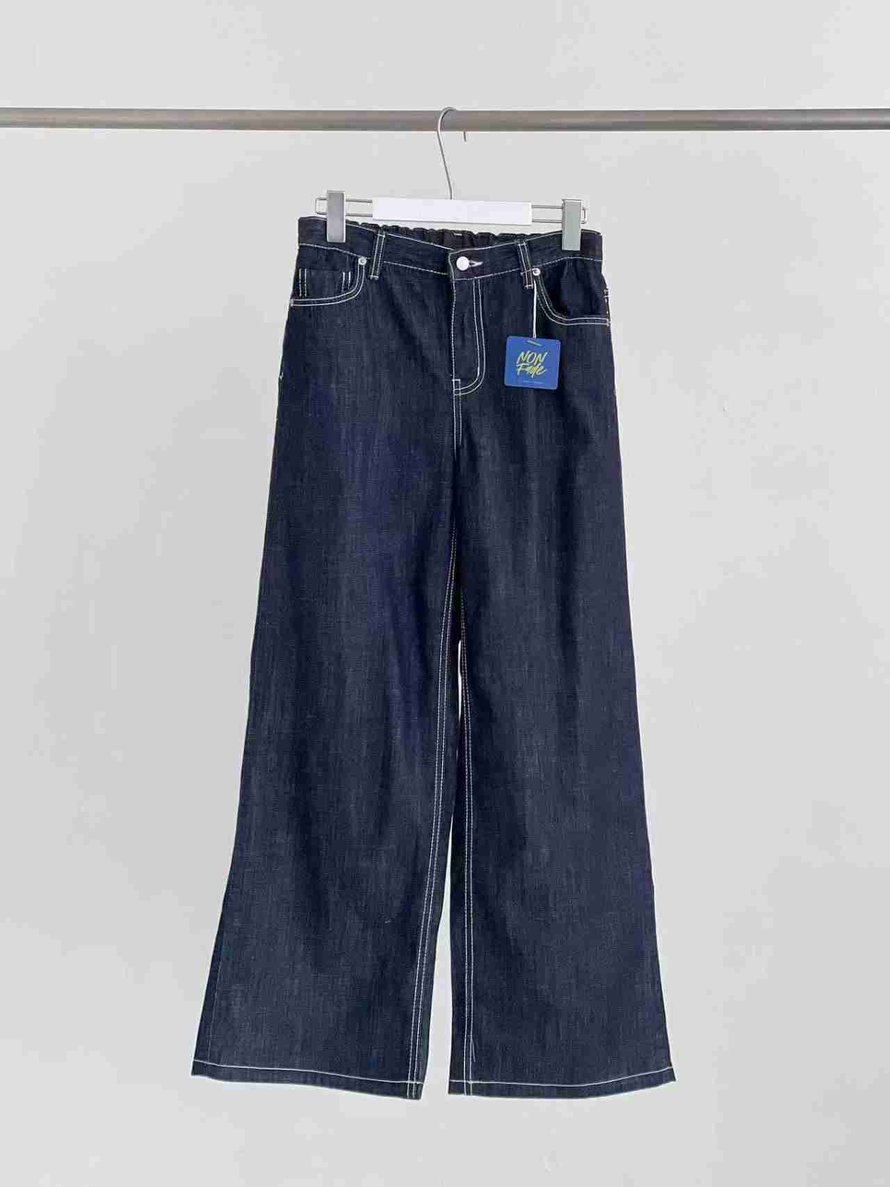 QMARKET東大門實拍女裝新款休閑職業熱賣推薦人氣26春夏牛仔褲QMARKET牛仔褲