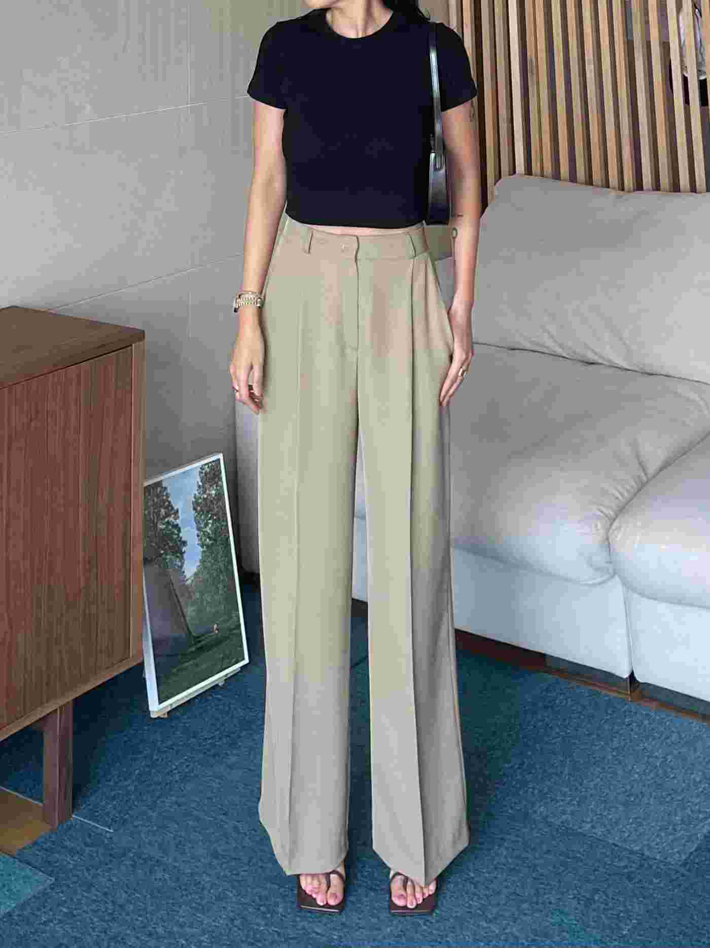 TINT韓國代購女裝新品職業休閑26春夏真品推薦時尚休閑褲TINT休閑褲