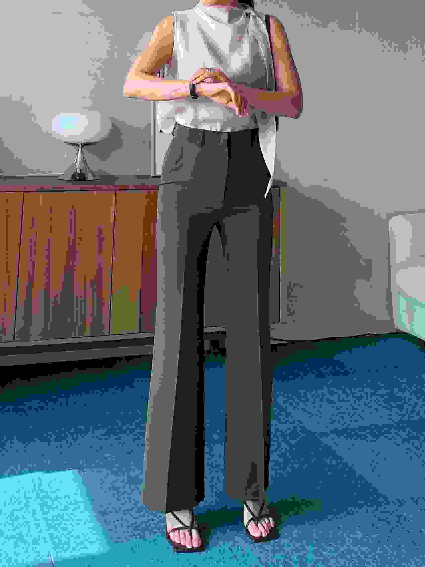 TINT韓國代購女士新品職業推薦人氣時尚26春夏休閑褲喇叭TINT休閑褲