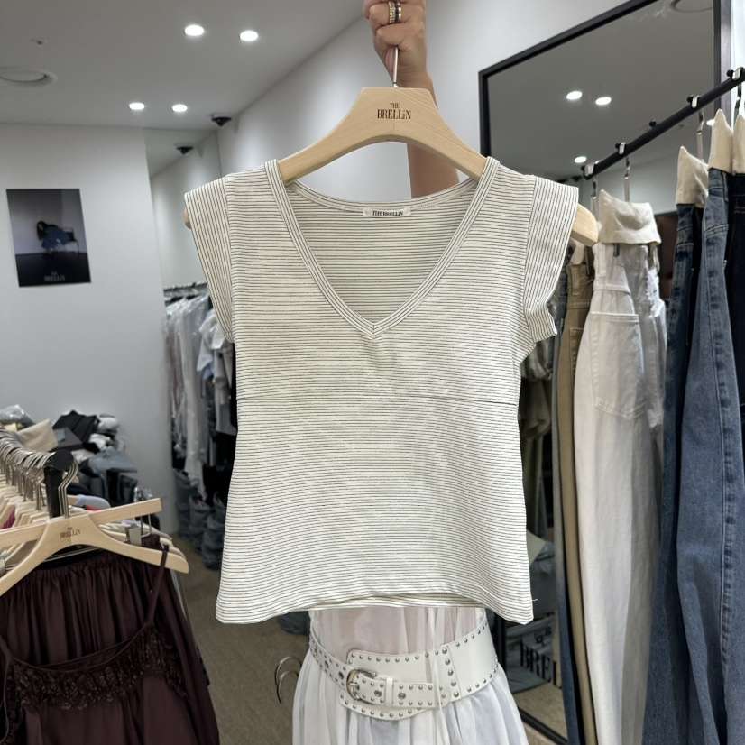 BRELLIN韓國東大門代購女裝新款26春夏人氣休閑推薦職業T恤BRELLINT恤