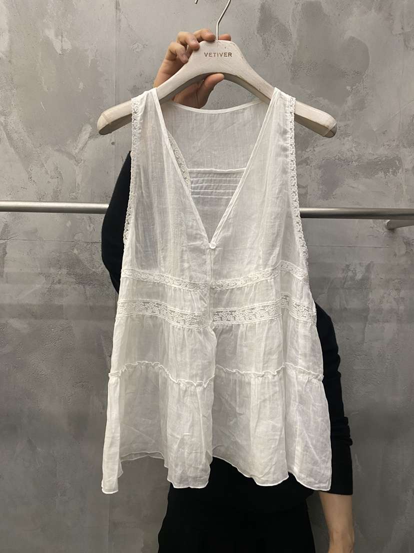 THE VETIVER-A韓國直郵實拍女士新品職業熱賣襯衫蕾絲衫VETIVER襯衫/蕾絲衫