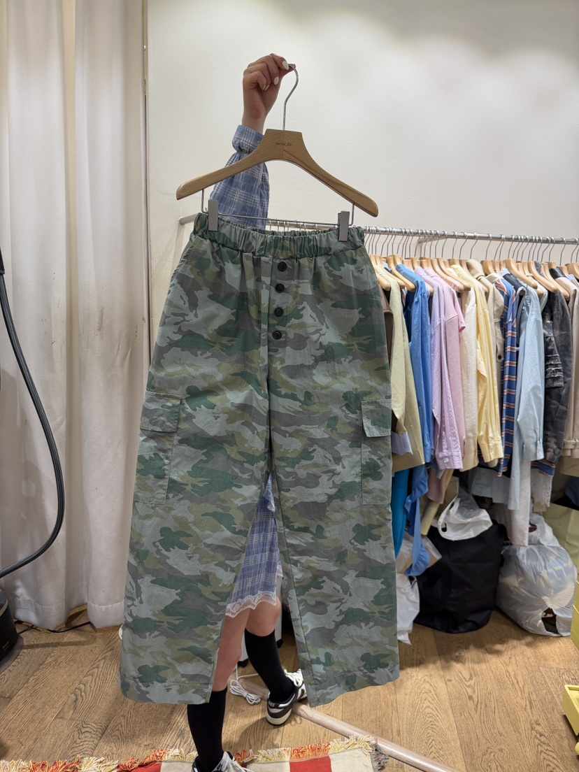 AUVERFIT韓國代購女士新品人氣推薦職業休閑時尚休閑褲迷彩AUVERFIT休閑褲