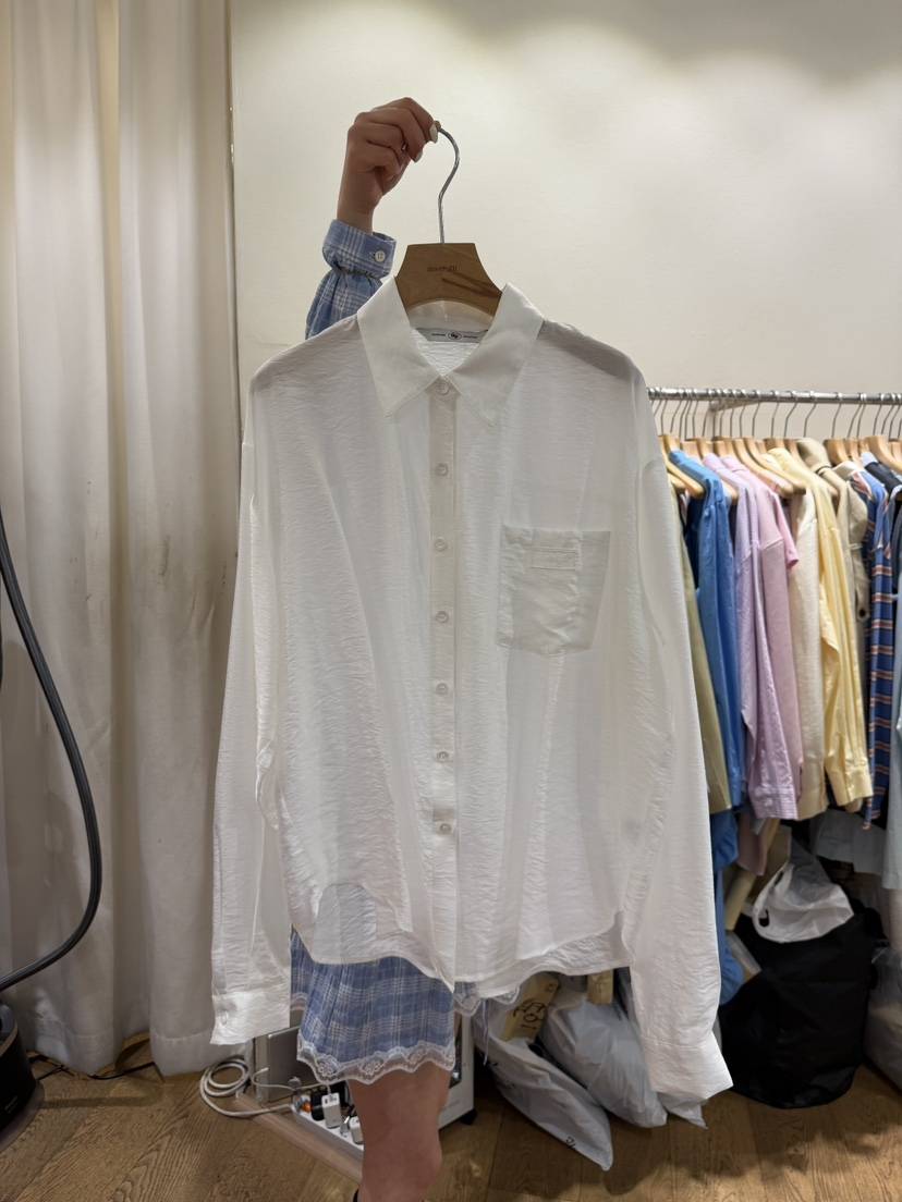 AUVERFIT韓國東大門代購女士新款時尚休閑人氣襯衫蕾絲衫AUVERFIT襯衫/蕾絲衫