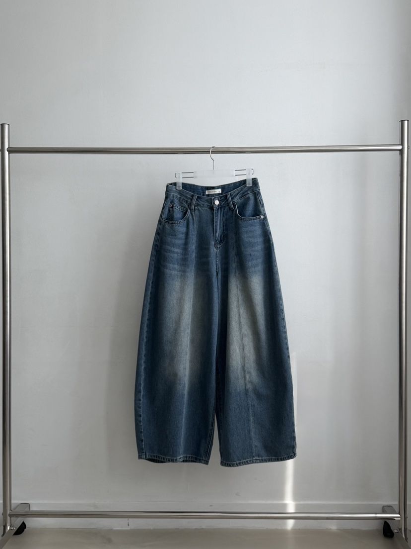 RIVER RAIN韓國直郵實拍女士新品熱賣時尚26春夏推薦牛仔褲RIVER RAIN牛仔褲