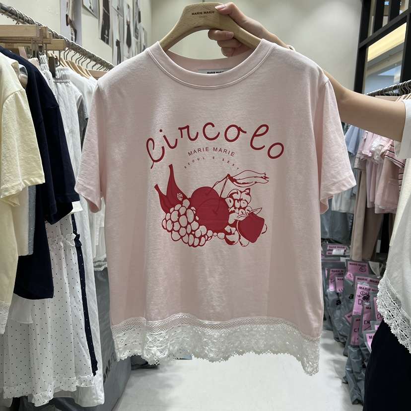 MARIE MARIE韓國直郵女士新款推薦人氣休閑職業26春夏T恤MARIE MARIET恤
