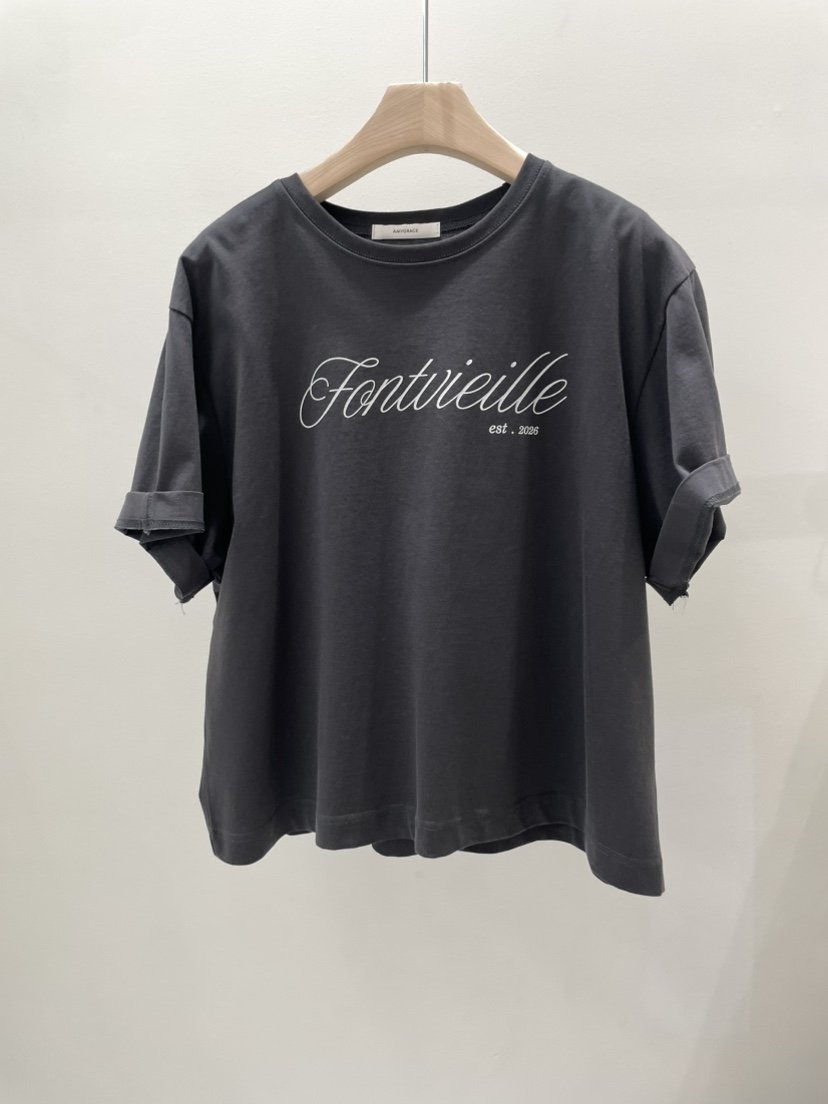 AMY GRACE-A韓國直郵實拍女士新款熱賣26春夏休閑推薦T恤AMY GRACE-AT恤