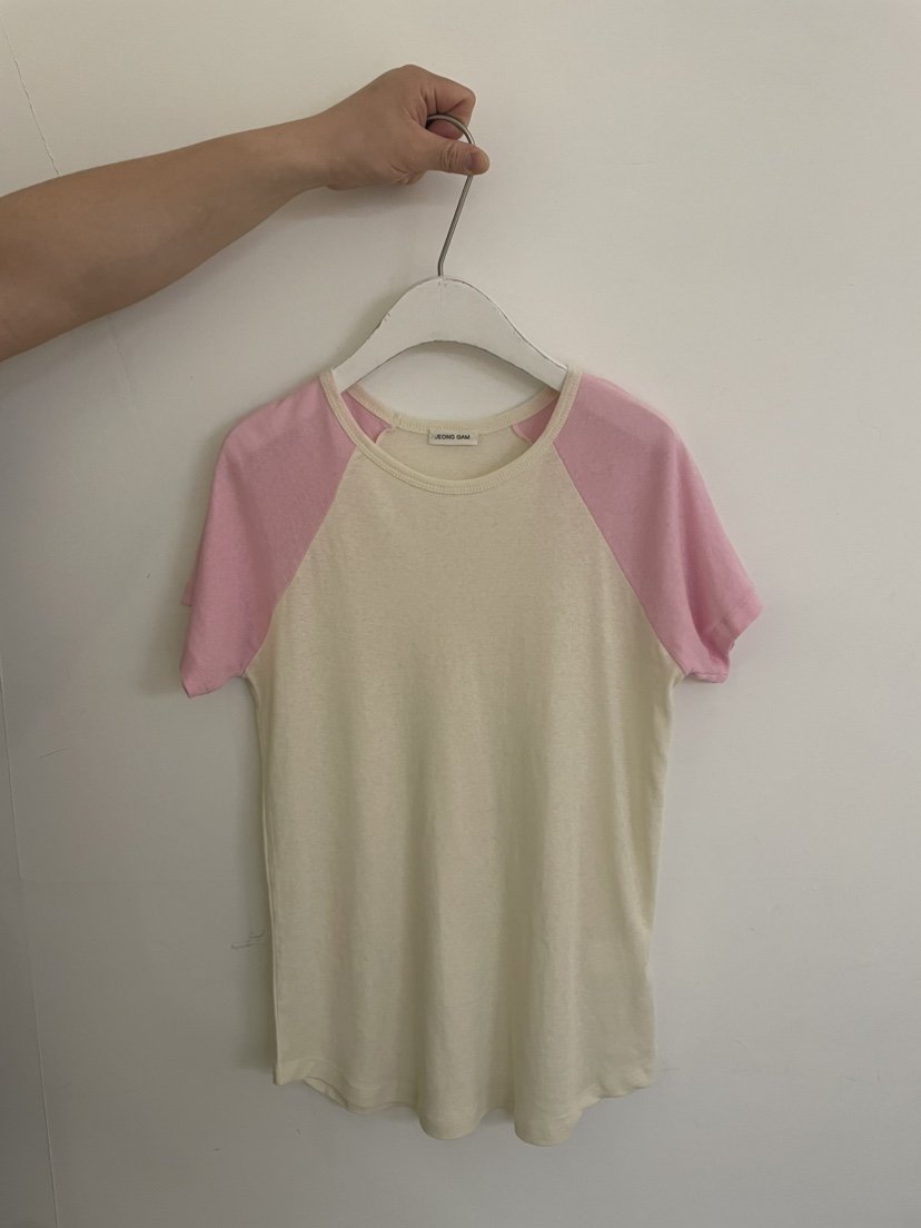 JEONG GAM STUDIOS韓國直郵女裝新品推薦26春夏T恤撞色JEONG GAM STUDIOST恤
