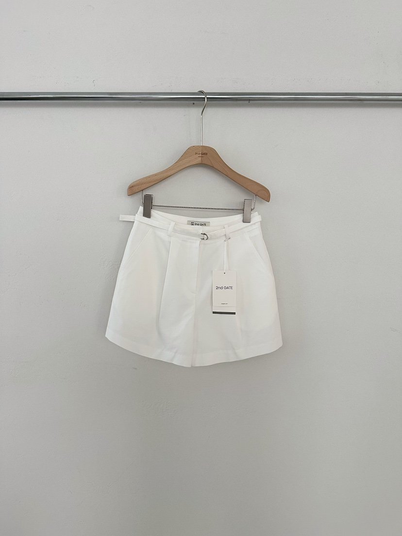 2ND GATE韓國東大門代購女士新品休閑推薦人氣短褲含腰帶2ND GATE短褲