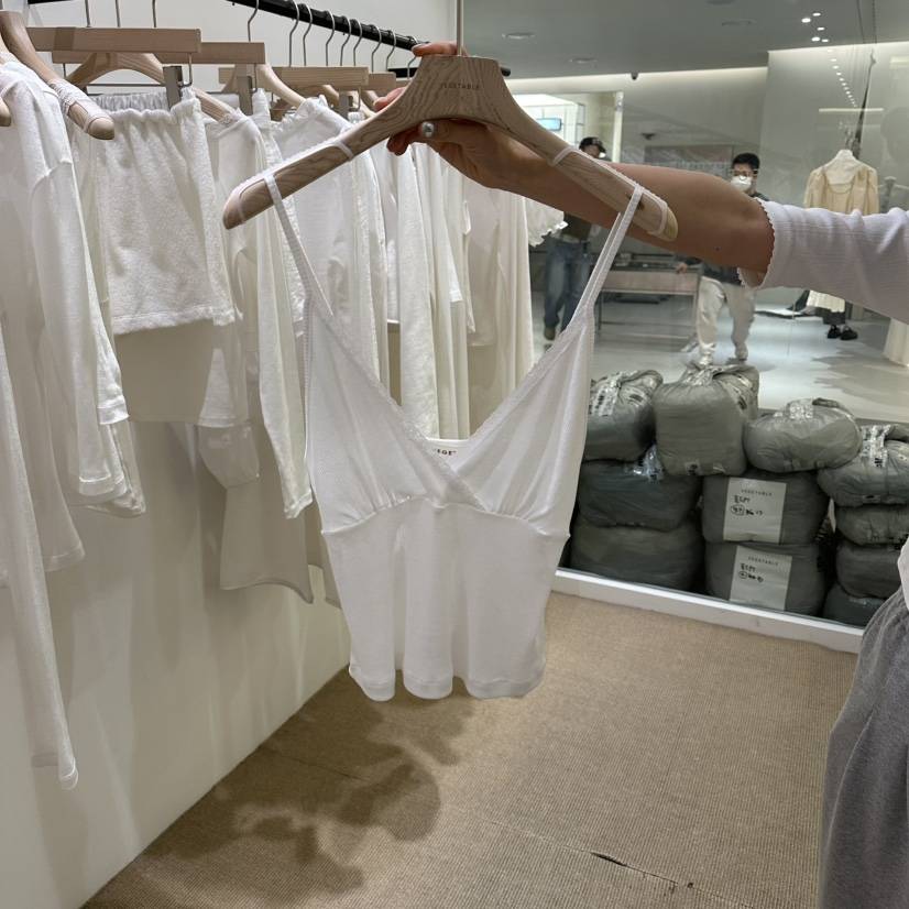 VEGETABLE韓國直郵實拍女士新品26春夏時尚職業熱賣吊帶背心VEGETABLE吊帶/背心