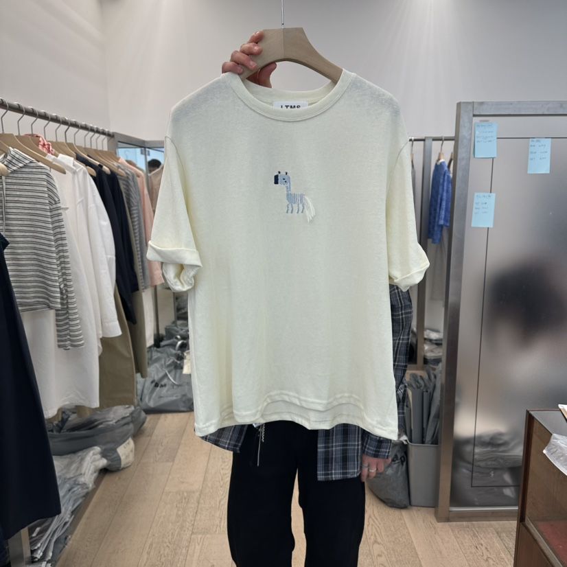 LTMS韓國代購女士新品休閑時尚熱賣26春夏推薦職業人氣T恤LTMST恤