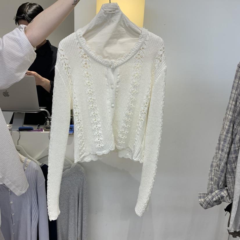 JINSIM韓國直郵實拍女士新品人氣熱賣26春夏針織衫羊毛衫開襟JINSIM針織衫