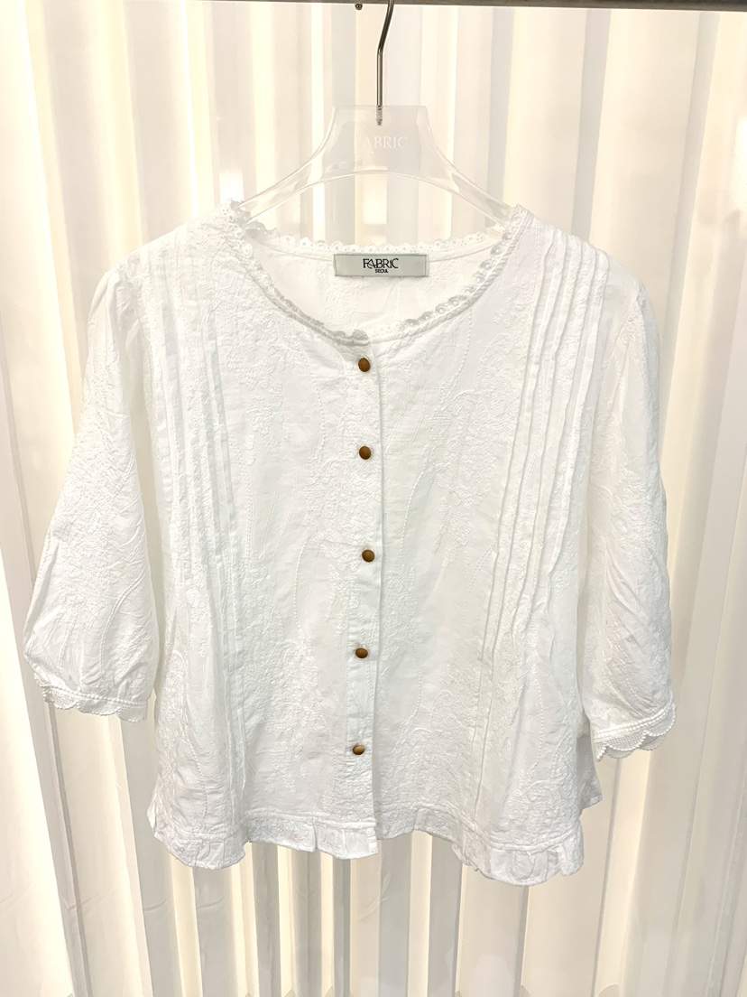 FABRIC韓國東大門直郵女裝新款人氣熱賣休閑時尚襯衫蕾絲衫FABRIC襯衫/蕾絲衫