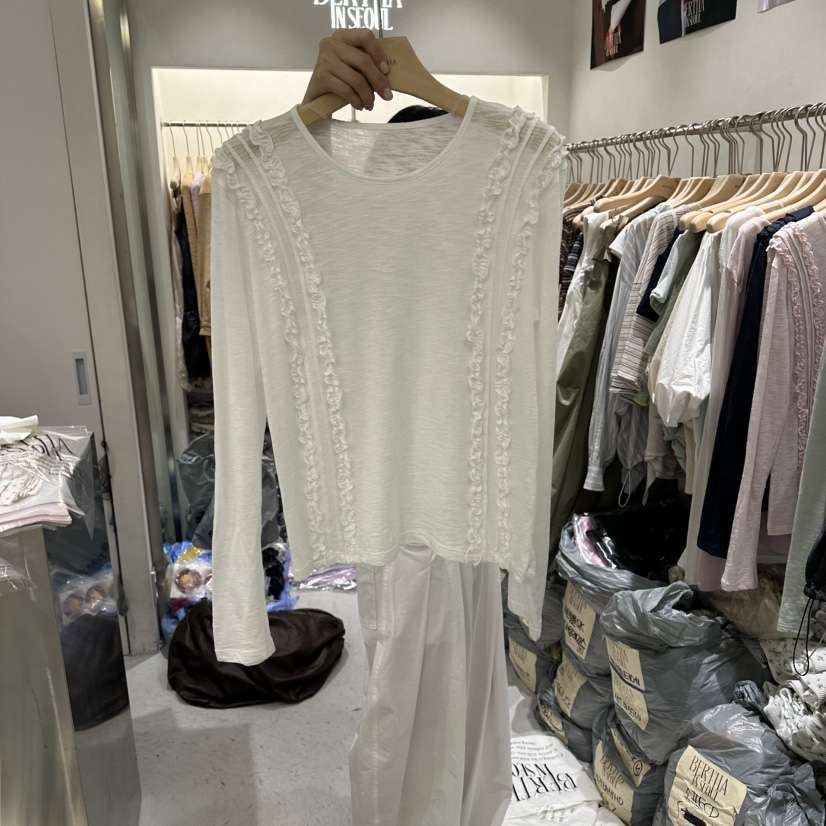 BERTHA韓國東大門代購女裝新款推薦休閑人氣熱賣時尚長袖T恤BERTHA長袖T恤