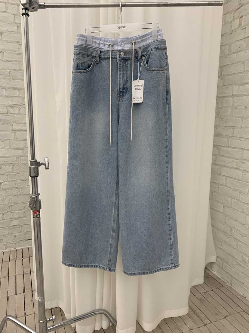 B_GARDER韓國東大門代購女裝新品推薦時尚26春夏職業牛仔褲B.GARDER牛仔褲