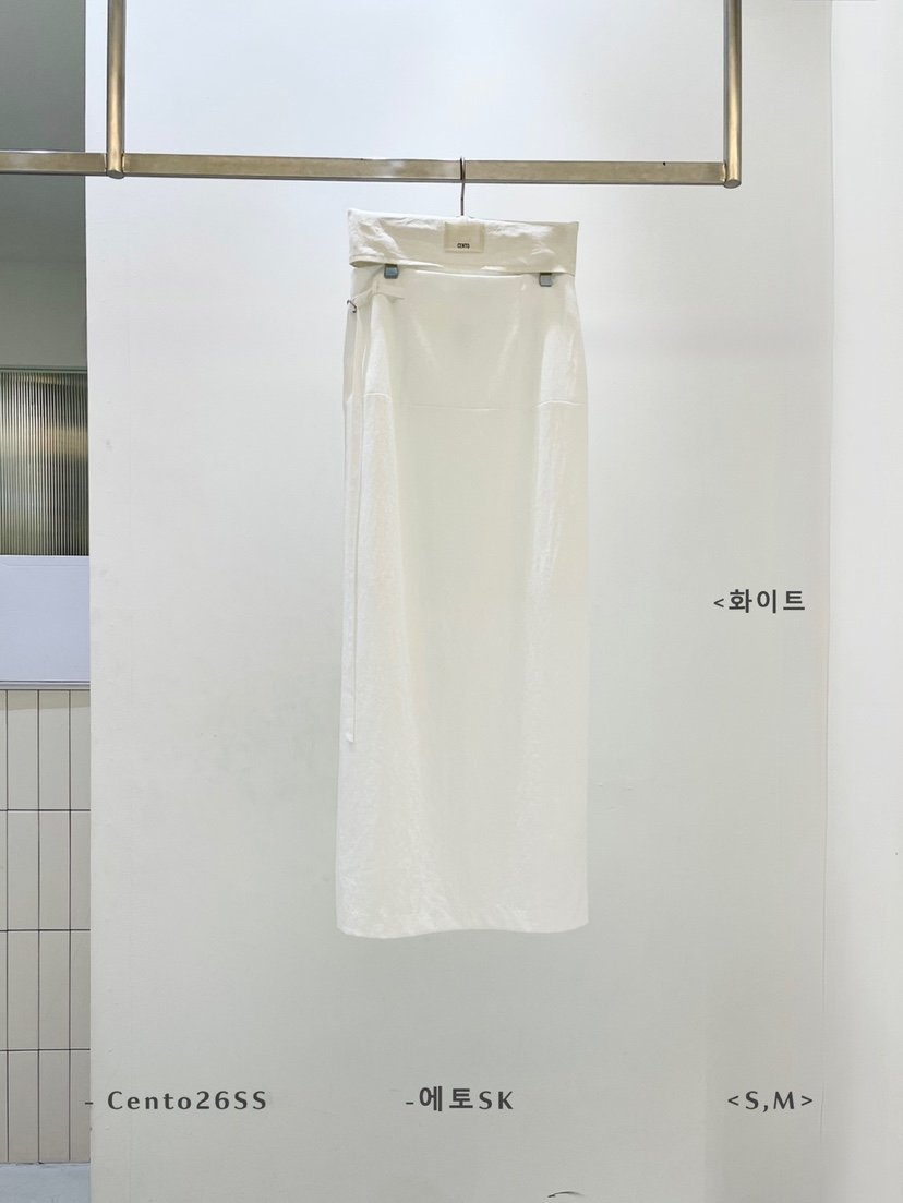 CENTO韓國直郵實拍女士新品熱賣推薦人氣職業26春夏休閑長裙CENTO長裙