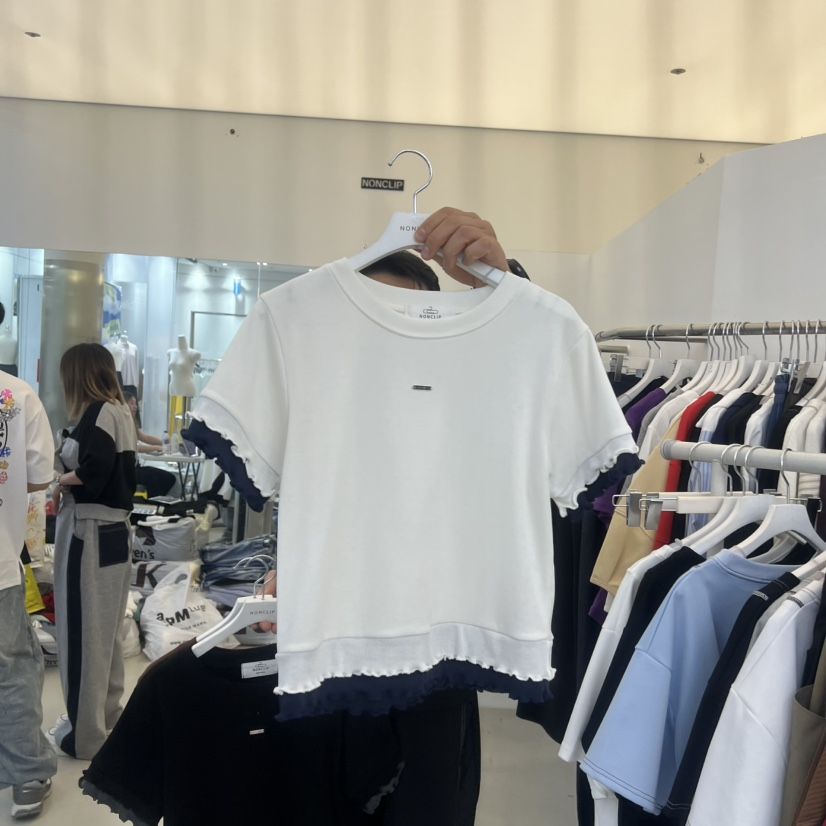 NON CLIP韓國代購女裝新品人氣推薦26春夏職業休閑熱賣T恤NON CLIPT恤