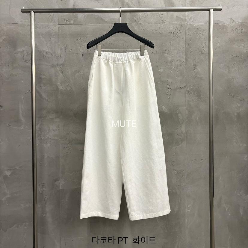 MUTE-P韓國代購女裝新款26春夏熱賣人氣推薦時尚休閑休閑褲MUTE休閑褲