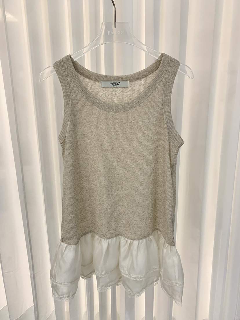 FABRIC韓國直郵實拍女士新品推薦熱賣26春夏時尚吊帶背心FABRIC吊帶/背心