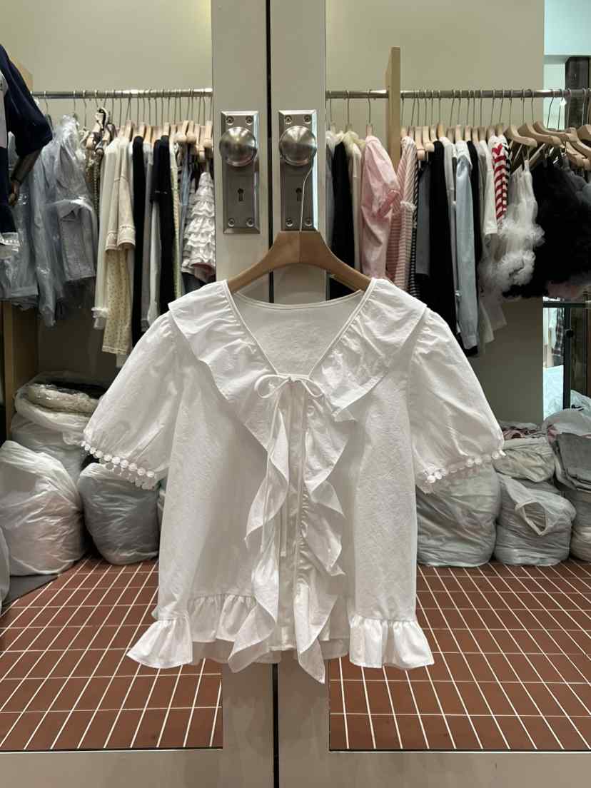 BE&amp;BE韓國直郵女裝新款職業時尚推薦26春夏襯衫蕾絲衫BE&be襯衫/蕾絲衫