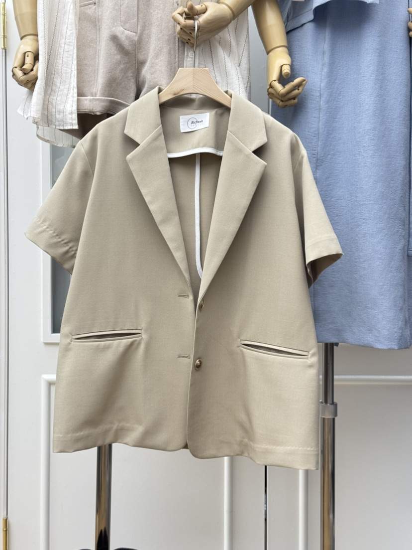 RE:FRESH-L韓國代購女士新款26春夏熱賣人氣推薦時尚夾克RE:FRESH夾克