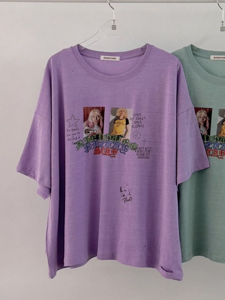MORAN/MOSCO/SUGAR CASE韓國直郵實拍女士新款熱賣T恤MORAN/MOSCO/SUGAR CASET恤
