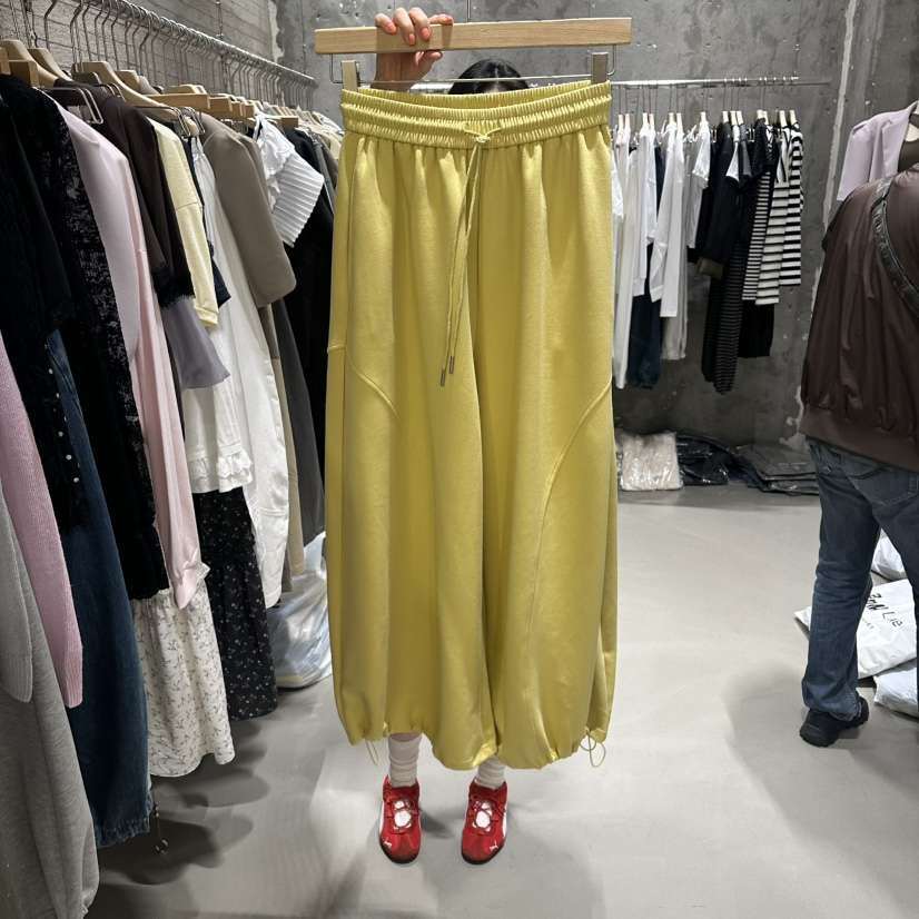 JUNI韓國直郵女裝新款人氣時尚職業熱賣26春夏休閑休閑褲my juni休閑褲